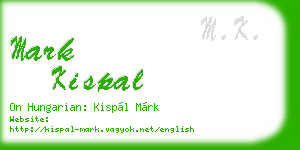 mark kispal business card